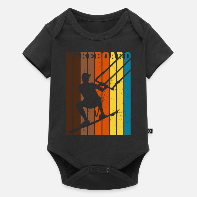 Wakeboard Wakeboard Wakeboard - Body à manches courtes Premium Bébé - noir