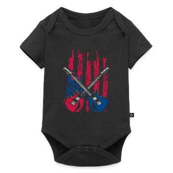 Guitare USA - Body à manches courtes Premium Bébé - noir - Devant