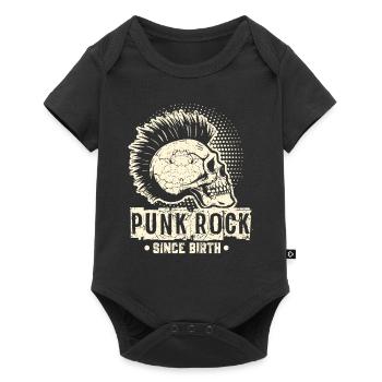 Punk Music Retro Punk Rock Skull Gift 1 - Body à manches courtes Premium Bébé - noir - Devant