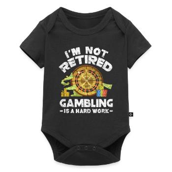 casino - Body à manches courtes Premium Bébé - noir - Devant