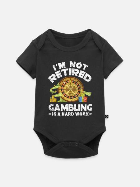 Casino - Baby Premium Kurzarmbody - Schwarz