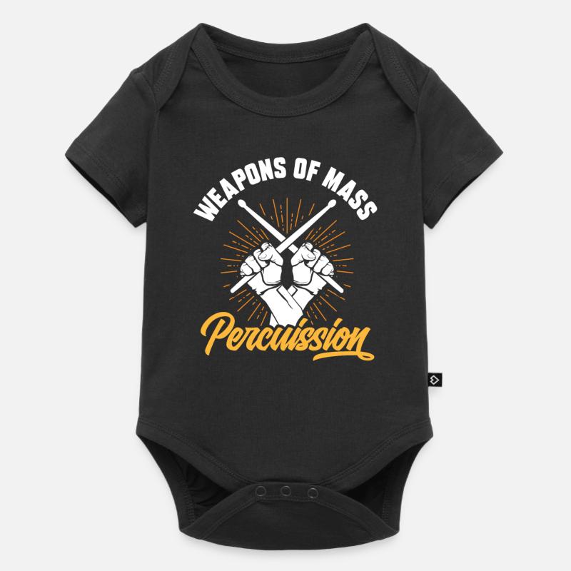 Drum drum - Baby Premium short-sleeve bodysuit - black