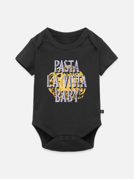 Pasta - Baby Premium Kurzarmbody - Schwarz