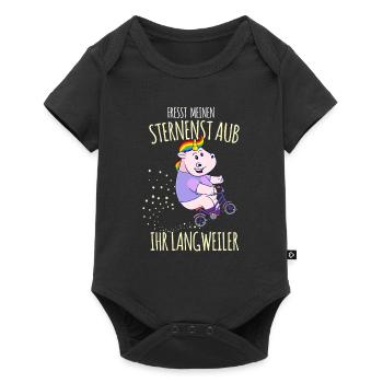 Fresst Meinen Sternenstaub Ihr Langweiler - Baby Premium Kurzarmbody - Schwarz - Vorne