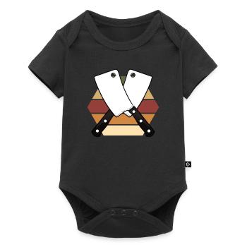 Butcher - Baby Premium short-sleeve bodysuit - black - Front