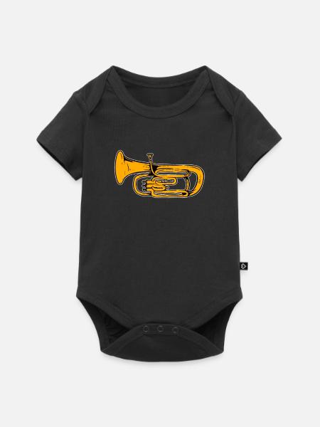 Tuba - Baby Premium Kurzarmbody - Schwarz