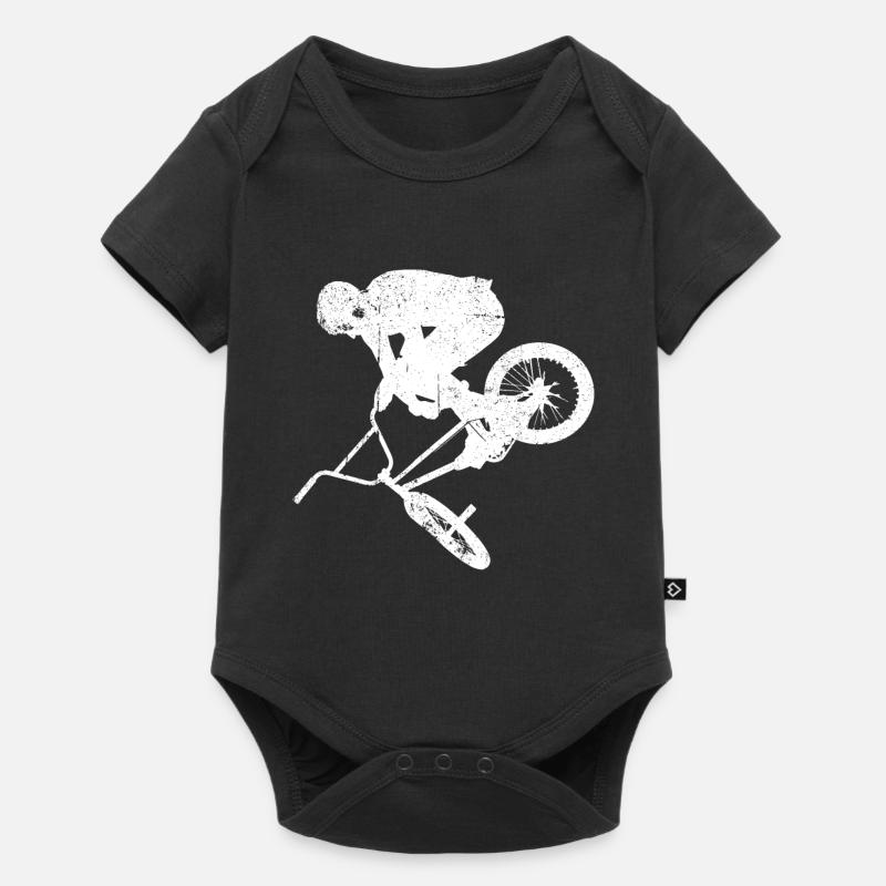 BMX - Baby Premium Kurzarmbody - Schwarz