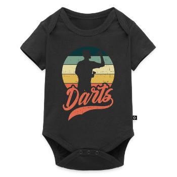 Darts vintage - Baby Premium short-sleeve bodysuit - black - Front