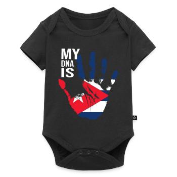 My DNA Is Cuban, Cool Cuba Flag, Cuba Love, Cuba - Baby Premium short-sleeve bodysuit - black - Front
