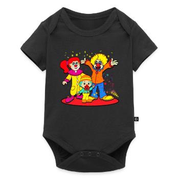 Karneval Clown - Baby Premium Kurzarmbody - Schwarz - Vorne