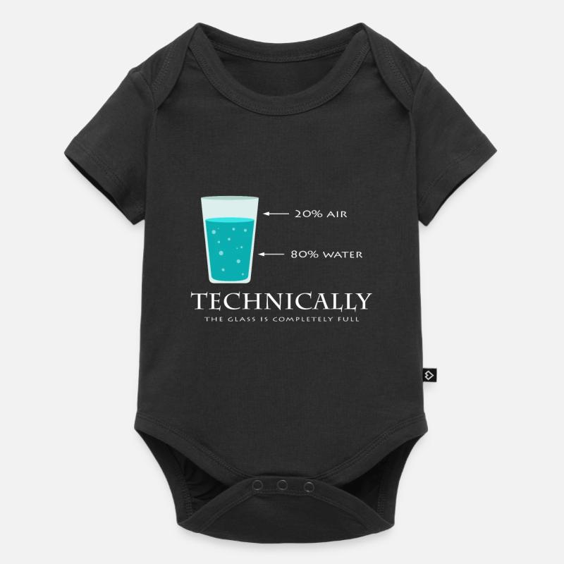 science - Body à manches courtes Premium Bébé - noir