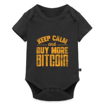 Bitcoin - Baby Premium short-sleeve bodysuit - black - Front