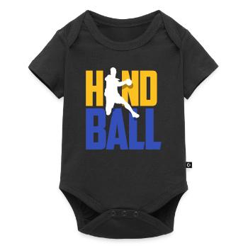 handball - Body à manches courtes Premium Bébé - noir - Devant
