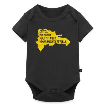 Dominikanische Republik Urlauber Dom Rep Dominikan - Baby Premium Kurzarmbody - Schwarz - Vorne