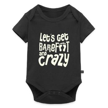 barefoot - Baby Premium short-sleeve bodysuit - black - Front