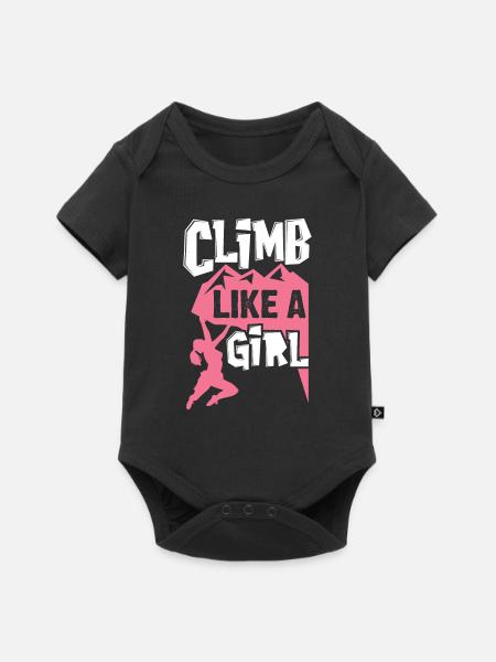Climb - Baby Premium short-sleeve bodysuit - black