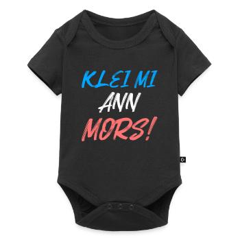 Klei mi ann Mors Plattdeutsch Norddeutsch - Baby Premium Kurzarmbody - Schwarz - Vorne