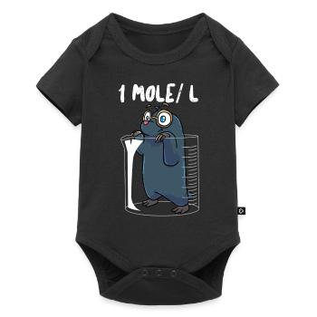 Chemistry joke - Baby Premium short-sleeve bodysuit - black - Front