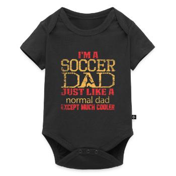 Soccer dad - Baby Premium short-sleeve bodysuit - black - Front