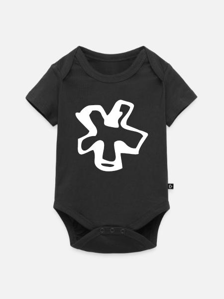 Sternchen Stern - Baby Premium Kurzarmbody - Schwarz