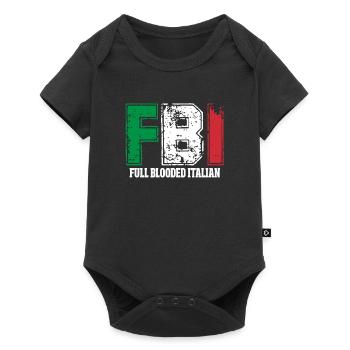 italien - Body à manches courtes Premium Bébé - noir - Devant