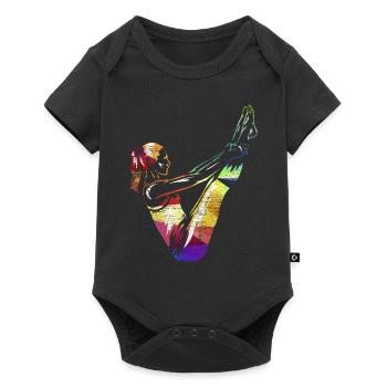 Pilates gift - Baby Premium short-sleeve bodysuit - black - Front