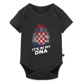 Croatie - Body à manches courtes Premium Bébé - noir - Devant