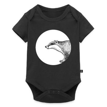 Badger - Baby Premium short-sleeve bodysuit - black - Front