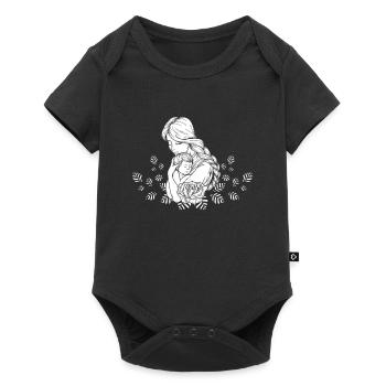 Mother And Baby Lovely Mothers Day Gift - Baby Premium short-sleeve bodysuit - black - Front