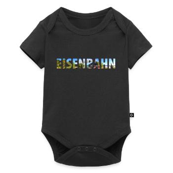 Zug Eisenbahn Eisenbahner Züge Triebfahrzeugführer - Baby Premium Kurzarmbody - Schwarz - Vorne