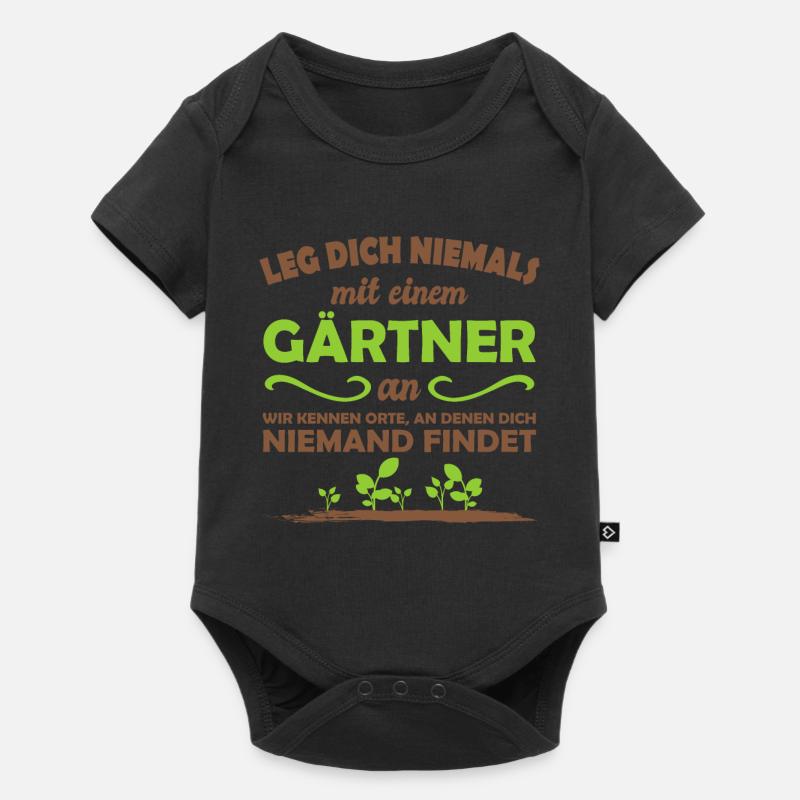 Gärtner - Baby Premium Kurzarmbody - Schwarz