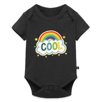 Cool Rainbow Comic Style Comic Book Fan Comic gift - Baby Premium short-sleeve bodysuit - black - Front