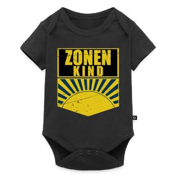 Zonenkind Pionier Jungpionier, DDR , Osten Zone - Baby Premium Kurzarmbody - Schwarz - Vorne