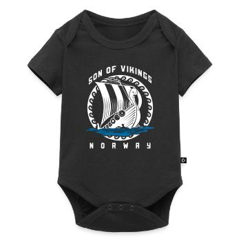 Norvège - Body à manches courtes Premium Bébé - noir - Devant