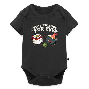 Meilleurs amis pour toujours Sushi Love Japan - Body à manches courtes Premium Bébé - noir - Devant