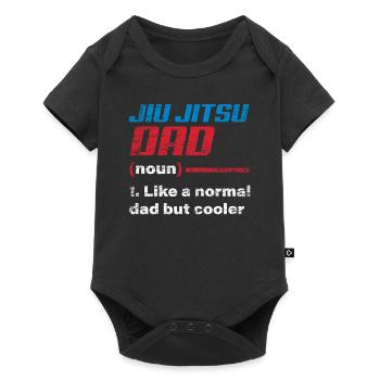 Jiu Jitsu dad - Baby Premium short-sleeve bodysuit - black - Front