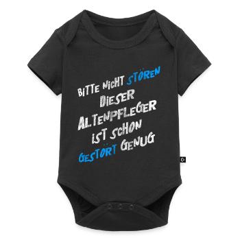 Altenpfleger - Pflege - Baby Premium Kurzarmbody - Schwarz - Vorne