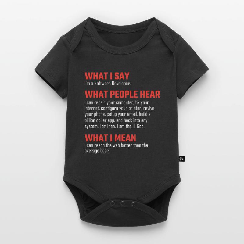 Programmer nerd debugging gift Baby Premium short-sleeve bodysuit
