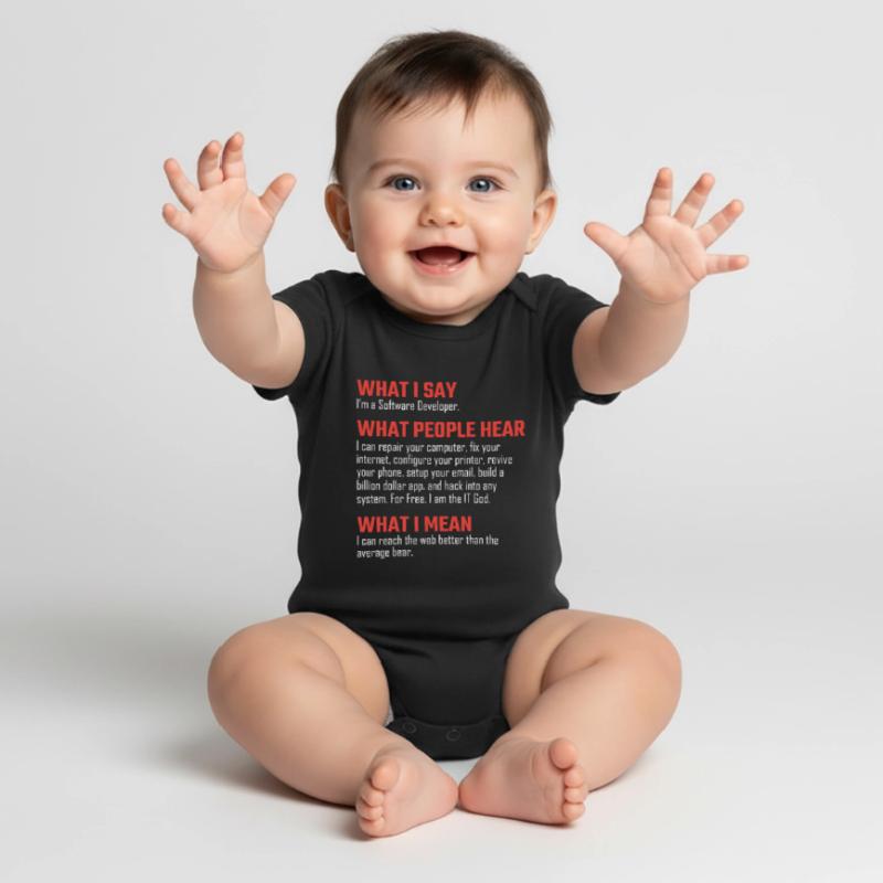 Programmierer nerd Debugging Geschenk Baby Premium Kurzarmbody