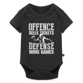 Football américain - Body à manches courtes Premium Bébé - noir - Devant