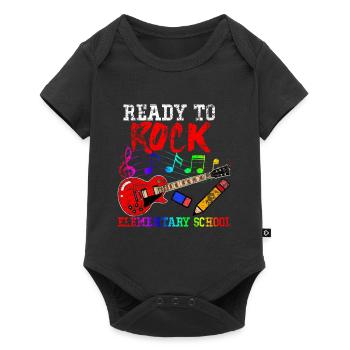 Guitare Rock - Body à manches courtes Premium Bébé - noir - Devant