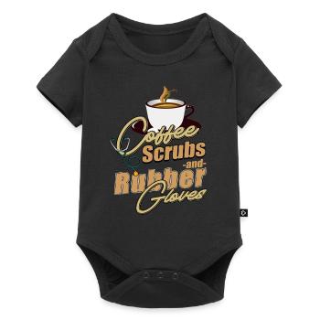 infirmière - Body à manches courtes Premium Bébé - noir - Devant