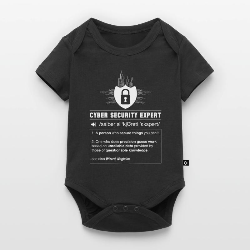 Cyber security definition programmer IT nerd Baby Premium short-sleeve bodysuit