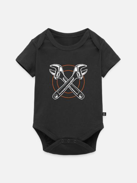 Klempner - Baby Premium Kurzarmbody - Schwarz