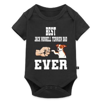 Dog Dad Jack Russell Terrier Dog Gift - Baby Premium short-sleeve bodysuit - black - Front