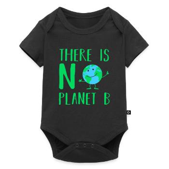 Il n'y a pas de planète B - Body à manches courtes Premium Bébé - noir - Devant