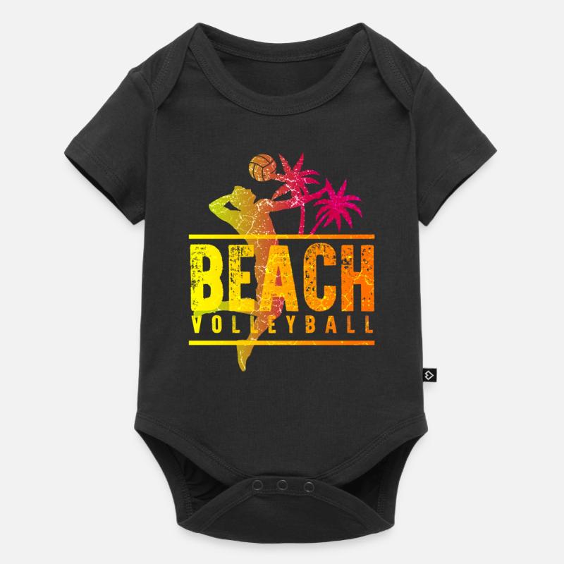 Beach-volley - Body à manches courtes Premium Bébé - noir