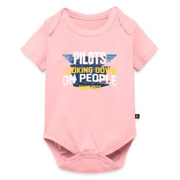 pilote - Body à manches courtes Premium Bébé - rose - Devant
