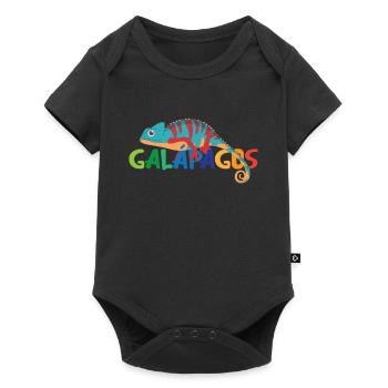 Galapagos Islands Ecuador Chameleon Exotic - Baby Premium short-sleeve bodysuit - black - Front