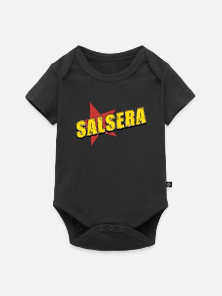 Salsa - Baby Premium Kurzarmbody - Schwarz
